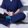 Nurse with Raimbow Compression Socks