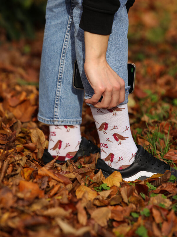 FITLEGS Red & White Compression Socks Outdoors