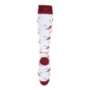 FITLEGS Red & White Compression Socks Back