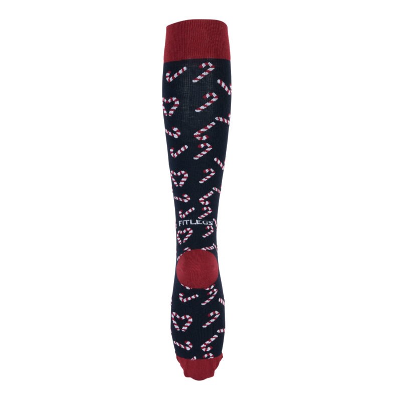 FITLEGS Red & Blue Compression Socks Back